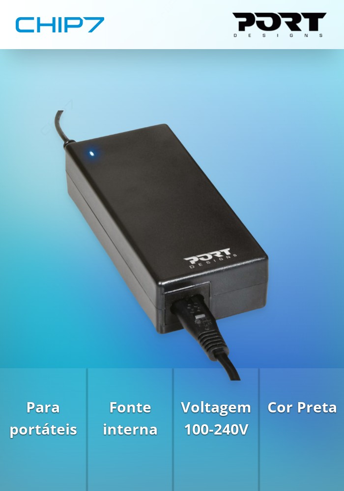 PORT CARREGADOR UNIVERSAL PARA HP 90W