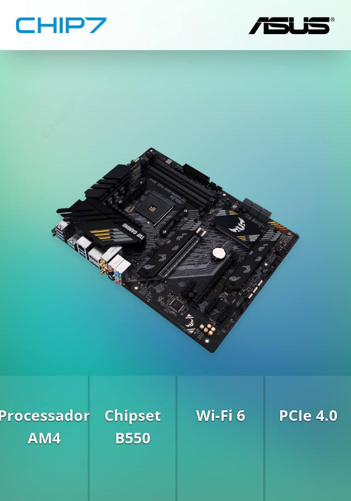 Motherboard ASUS TUF GAMING B550-PLUS WIFI II, AM4 B550 WIFI6 USB3.2GEN2 PCIEGEN4 MB
