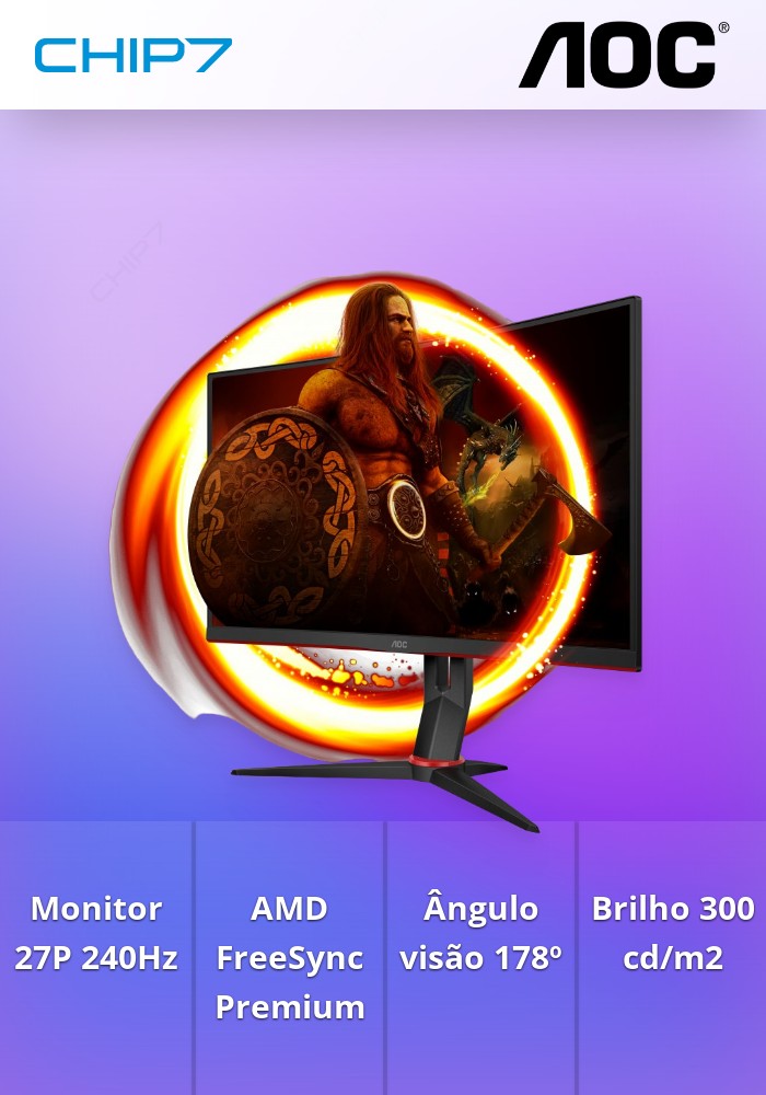 Monitor Curvo AOC C27G2ZU VA 27