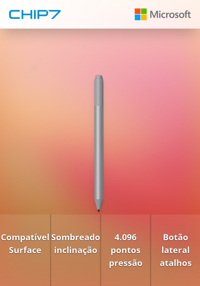 Surface Pen, Prata
