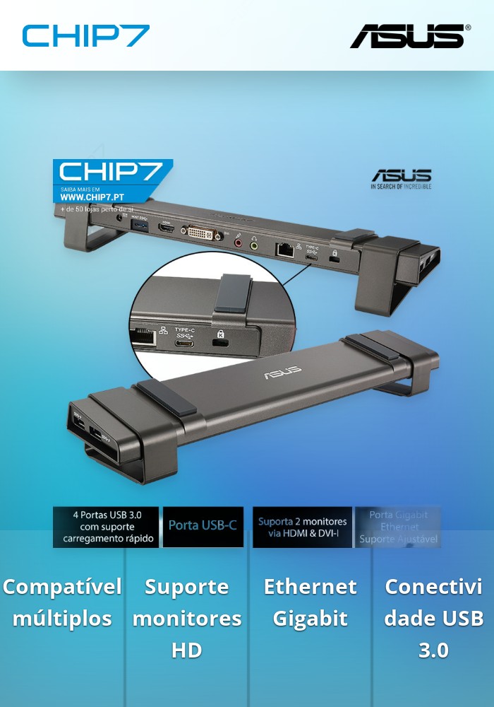 ASUS DOCKING STATION USB3.0_HZ-3B EU+UK