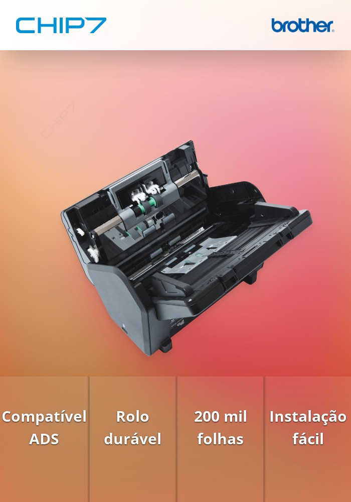 ADS-2400N/ADS-3000N - Rolo de recolha - até 200.000 folhas