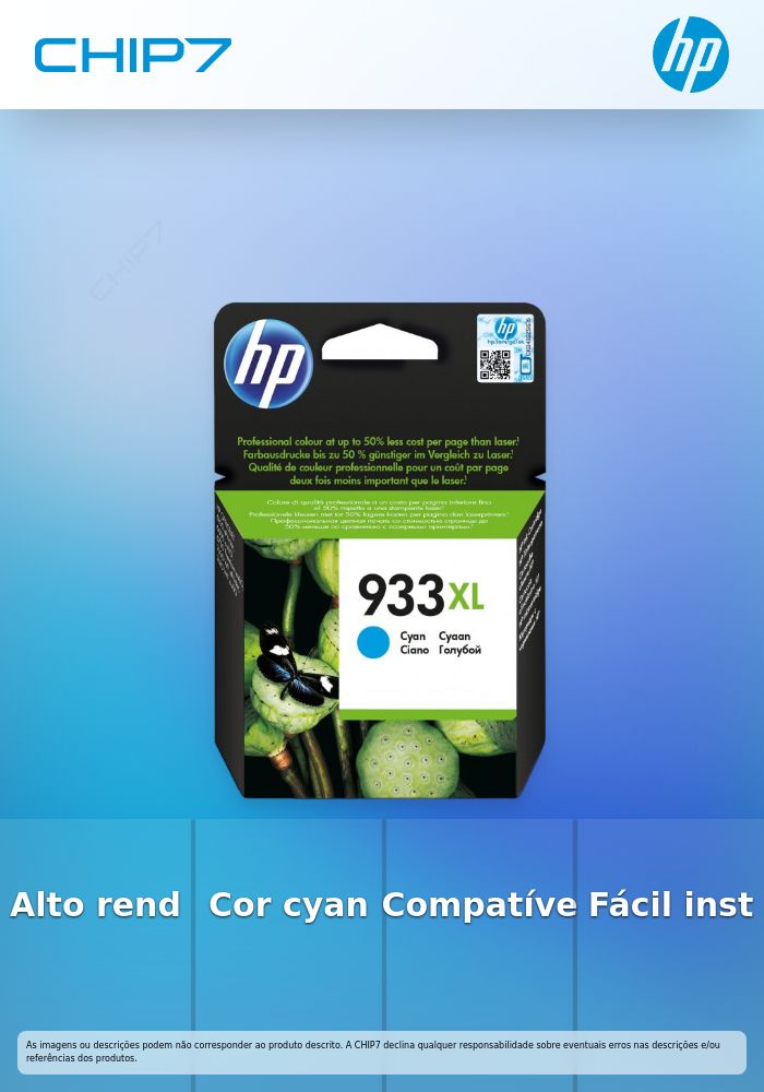 TINTA CYAN HP 933XL