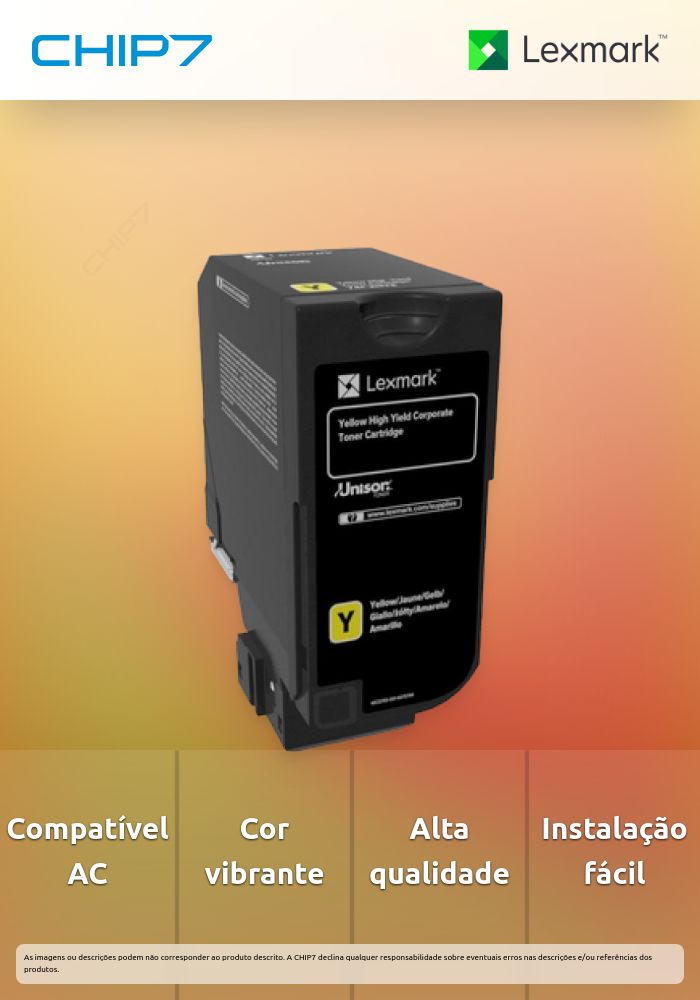 CS725 CARTUCHO AMARILLO AC CORP
