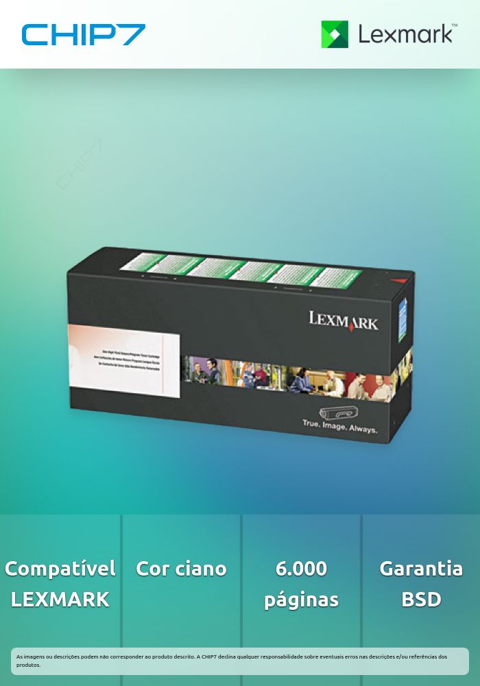 Toner LEXMARK 24B7178 Ciano BSD 6K a 5% - XC2235, C2240