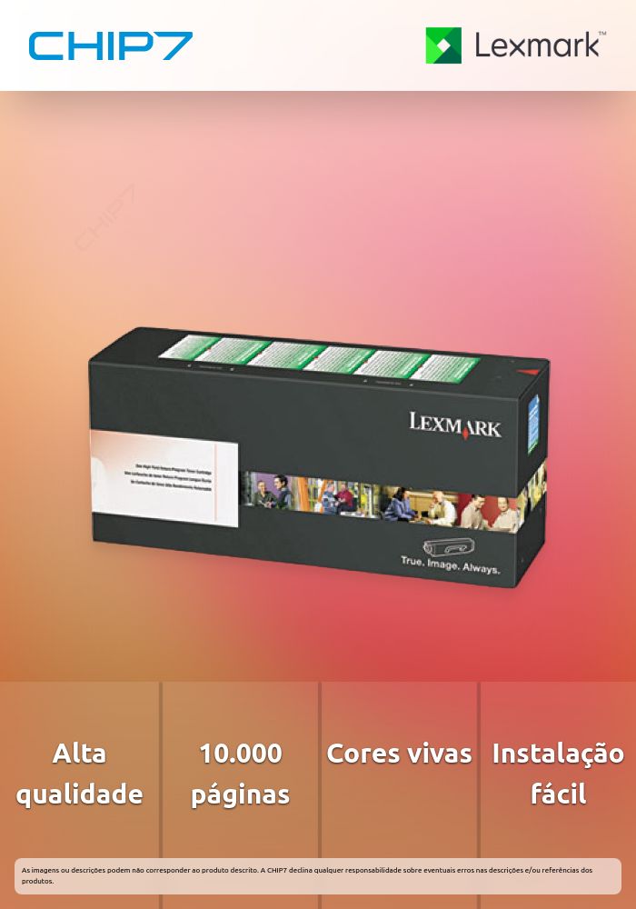 LEXMARK 24B7180 CARTUCHO AMARILLO