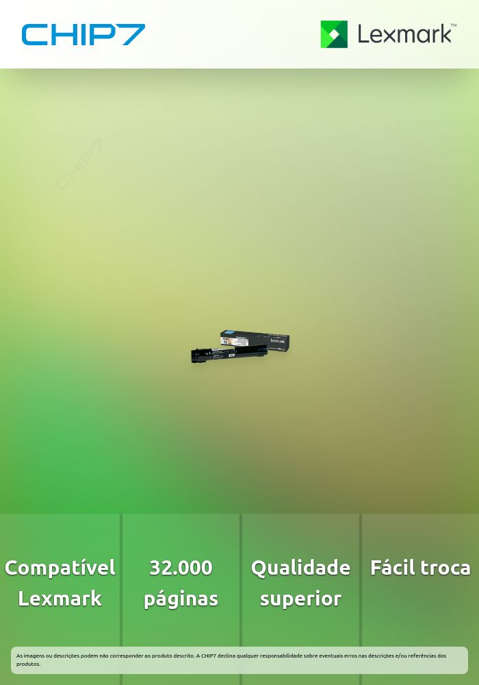 LEXMARK TONER PRETO  X950, X952, X954 CAP EXT 32K