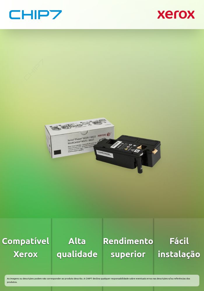 TONER NEGRO X PHASER 6020/ WC 6025