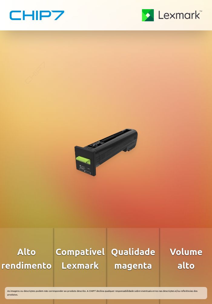 LEXMARK TONER MAGENTA XC6152/XC8155  20K
