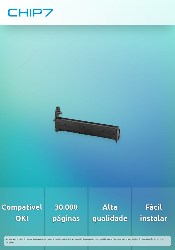 Tambor de imagem OKI Preto 30k - C532/C542/MC563/MC573