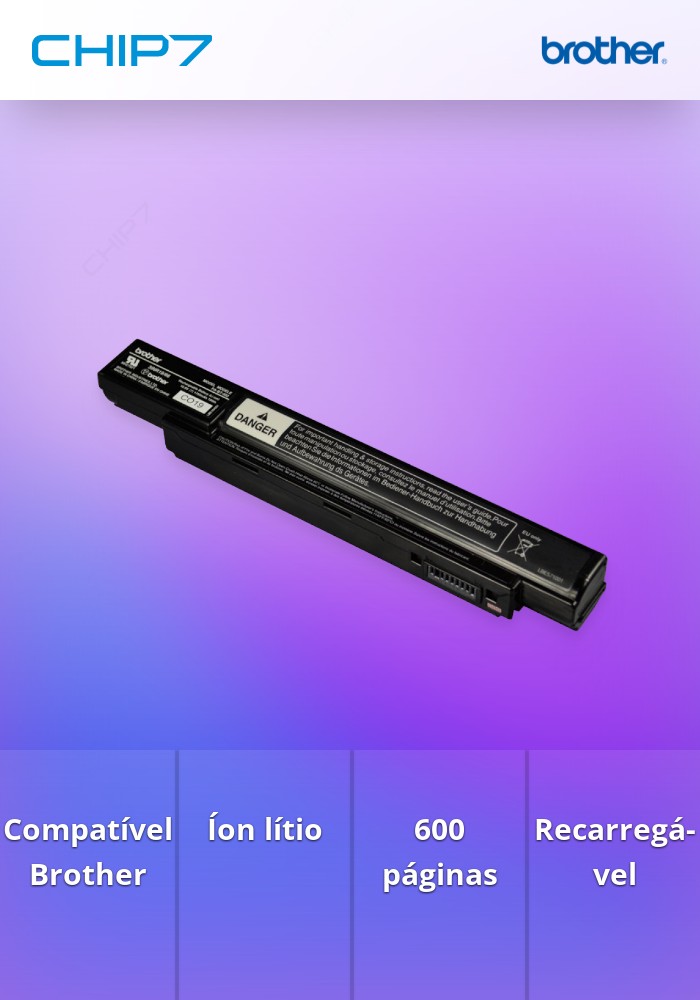 BROTHER BATERIA RECARREGÁVEL LI-ION 600 FOLHAS