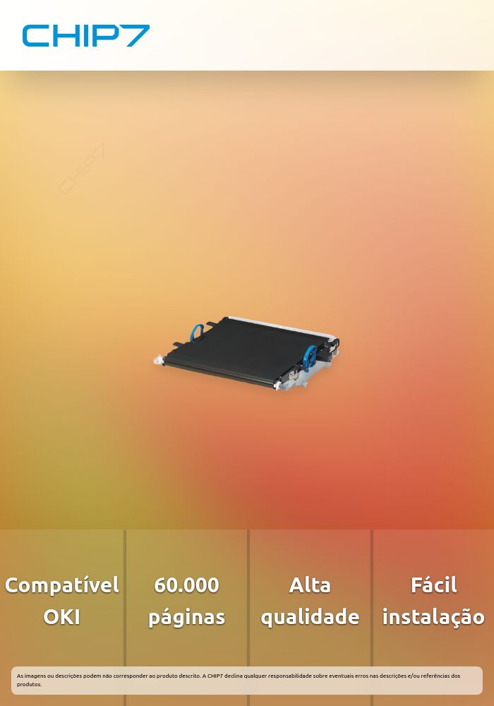 Unidade de transferência OKI até 60k - C310/C330/C510/C530/MC351/MC352/MC361/MC362/MC561/MC562