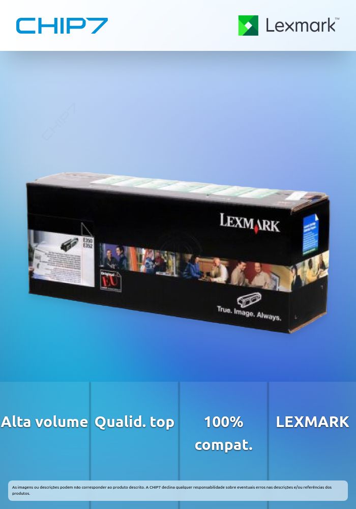 Toner LEXMARK 24B5835 Preto BSD 20K a 5% - XS796x