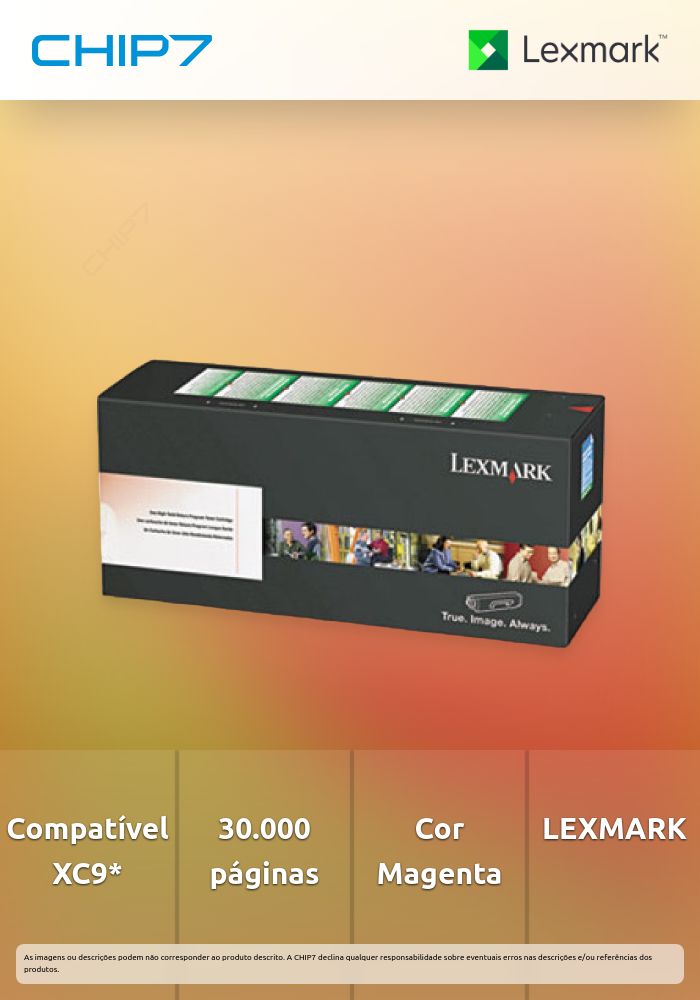Toner LEXMARK 24B6847 Magenta BSD 30K a 5% - XC9235,XC9245,XC9255,XC9265