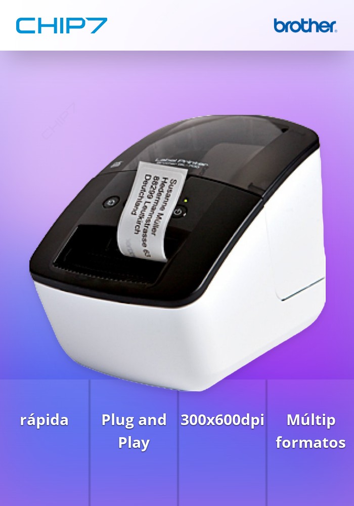 Impressora de Etiquetas BROTHER QL-700RF1