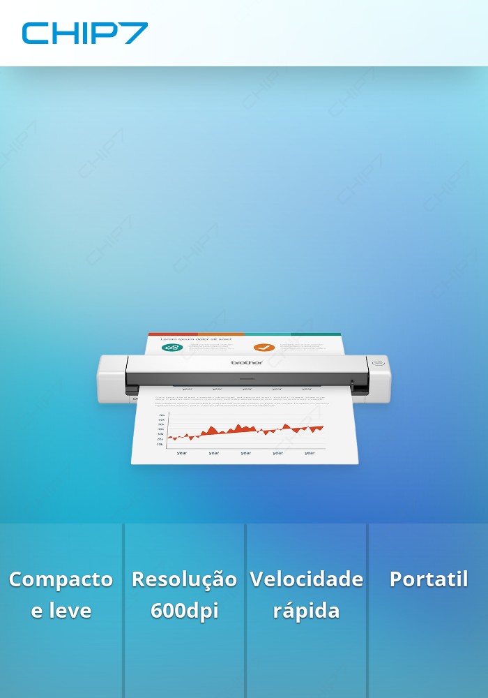 Scanner BROTHER Portátil DS640