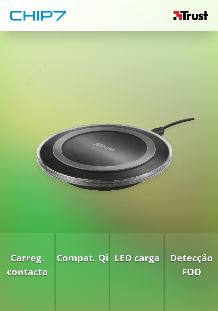 TRUST CARREGADOR WIRELESS YUDO P/ SMARTPHONES 5W #PROMO FIM STOCK 2024#