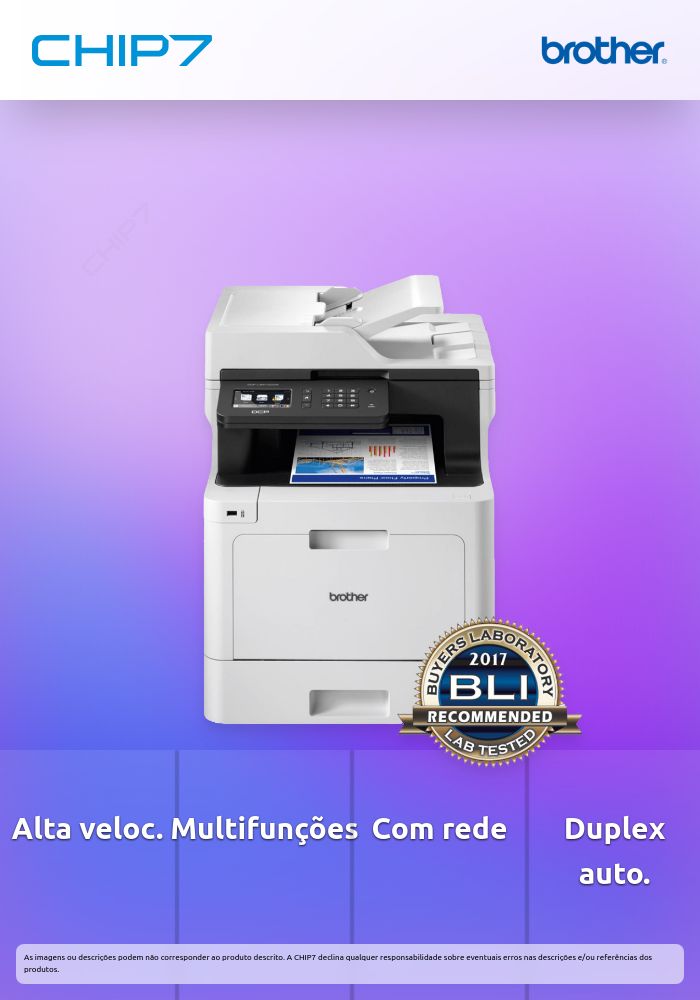 Impressora BROTHER Multifunções Laser DCP-L8410CDW - Wifi