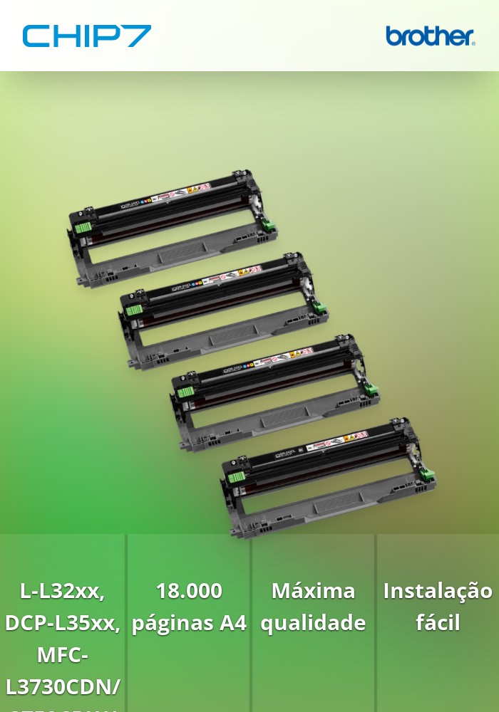 Tambor BROTHER 18k A4 - L-L32xx, DCP-L35xx, MFC-L3730CDN/3750CDW/3770CDW