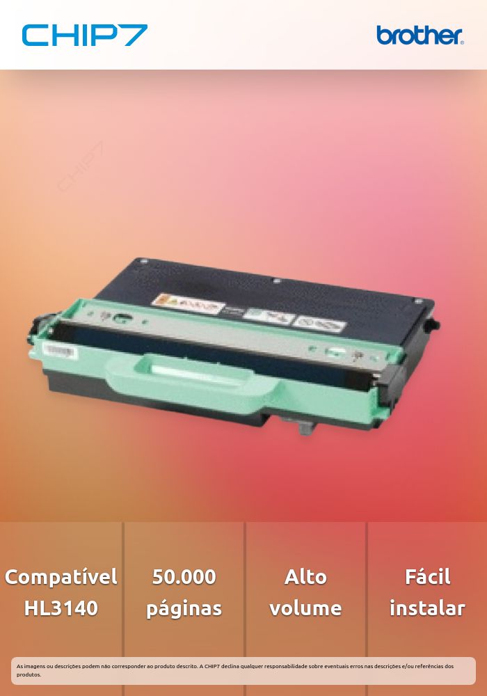 Recipiente para toner residual, duração: 50.000Pág.@5%, para - HL3140CW/ HL3150CDW