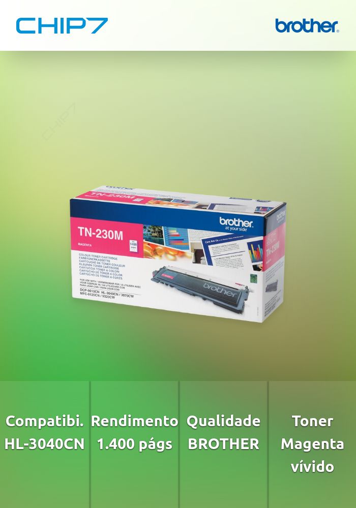 Toner BROTHER TN230M Magenta 1,4k - HL-3040CN/3070CW, MFC-9320