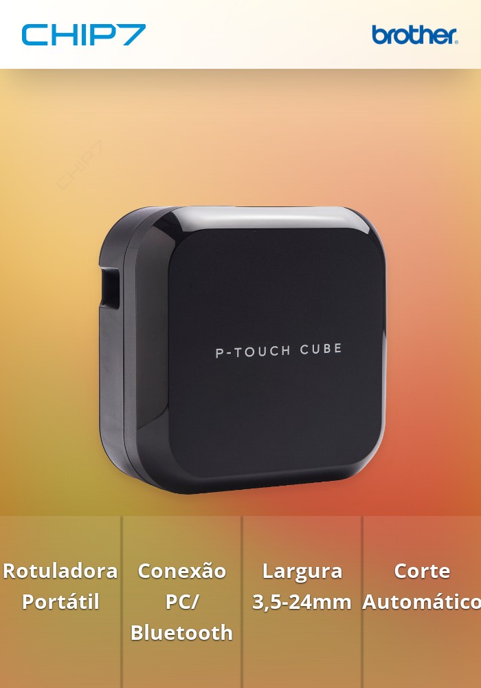 Rotuladora BROTHER Eletrónica PT-P710BT Cube