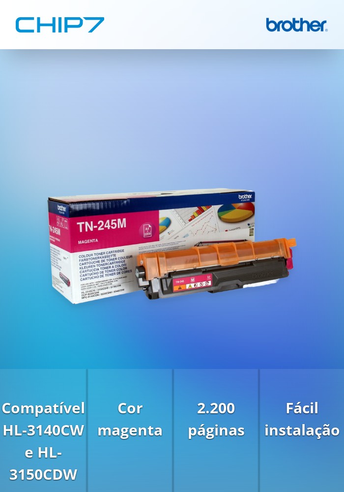 Toner BROTHER TN245M Magenta 2,2k - HL-3140CW/3150CDW