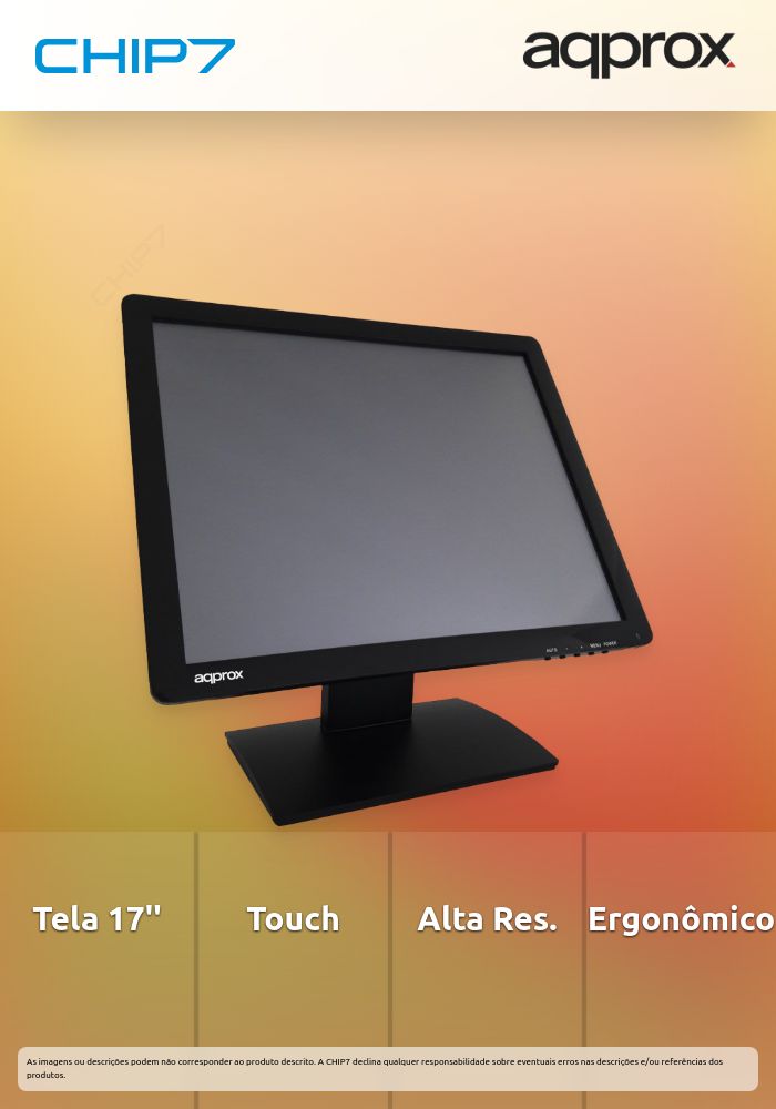 Monitor táctil APPROX 17\