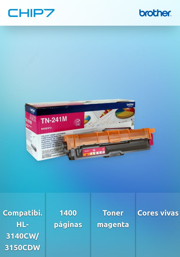Toner BROTHER TN241M Magenta 1,4k - HL-3140CW/3150CDW