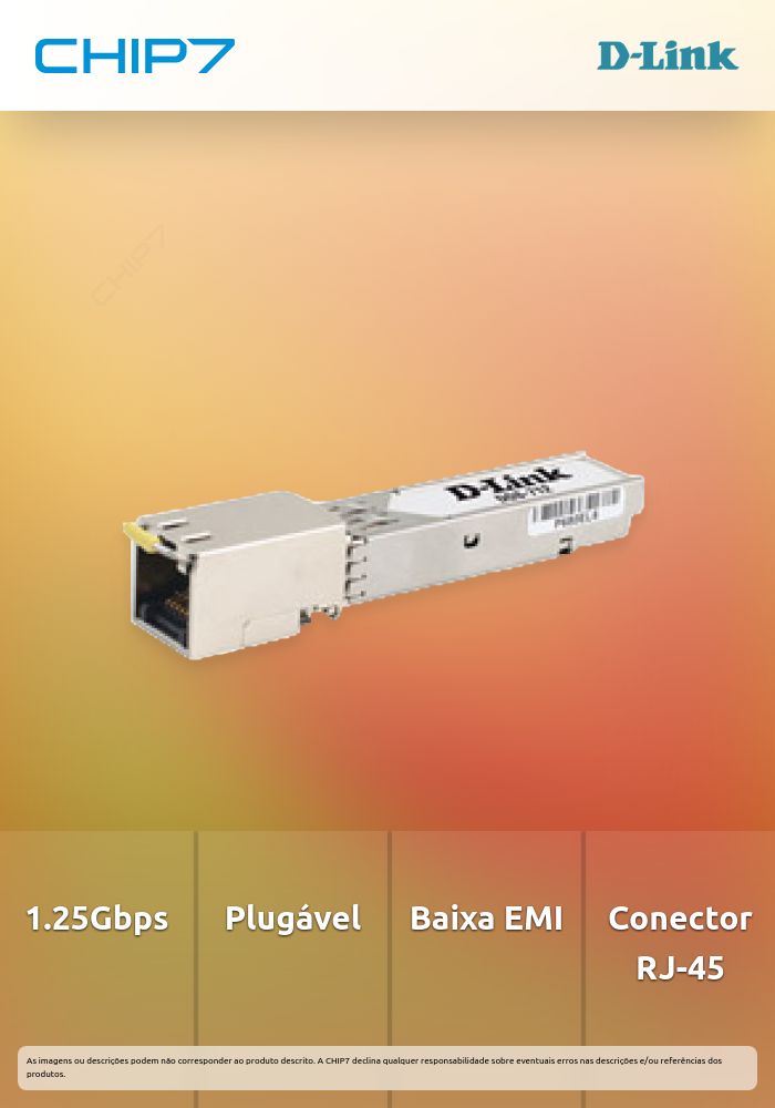 Transcetor D-LINK RJ45 10/100/1000 BASE-T