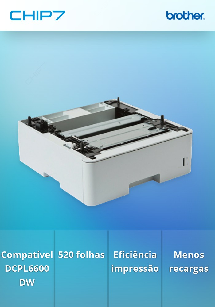Bandeja adicional 520 folhas, para DCPL6600DW