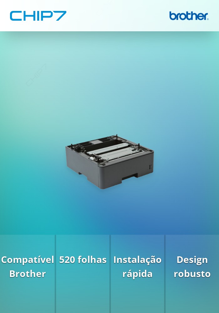 Tabuleiro BROTHER LT6500 520F Preto - Impressoras a Laser Mono