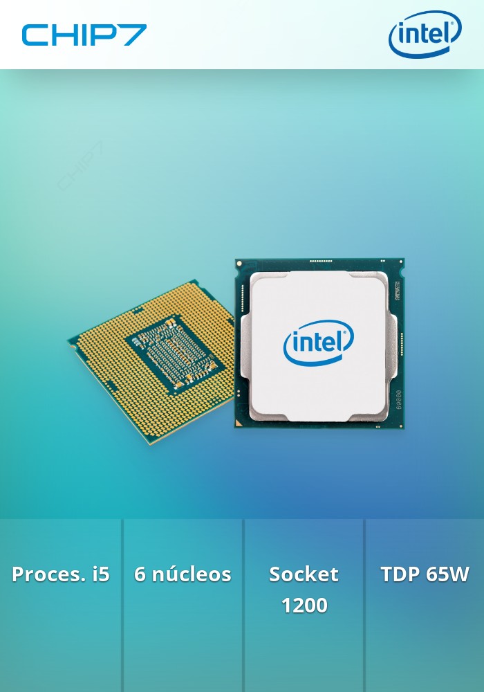 Processador Intel Core i5 10500 6-Core (3.1GHz-4.5GHz) 12MB