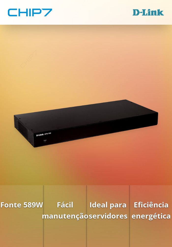 589 watts Redundant Power Supply