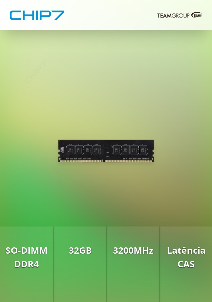 Dimm Team Group Elite 32GB RAM DDR4 3200Mhz CL22