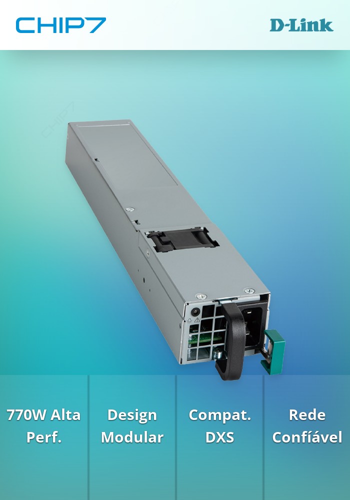 Acessorio D-Link - Fonte Alimentação 770W AC modular - DXS-PWR700AC