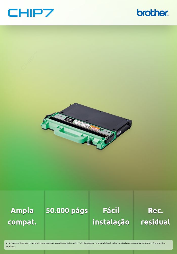 Recipiente de Toner Residual BROTHER WT300CL 50K a 5% - HL-4140CN/4150CDN/4570CDW
