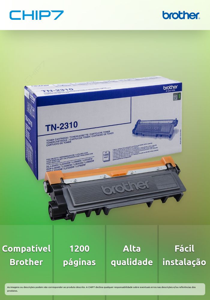 TONER PRETO TN2310 1.200 PAG
