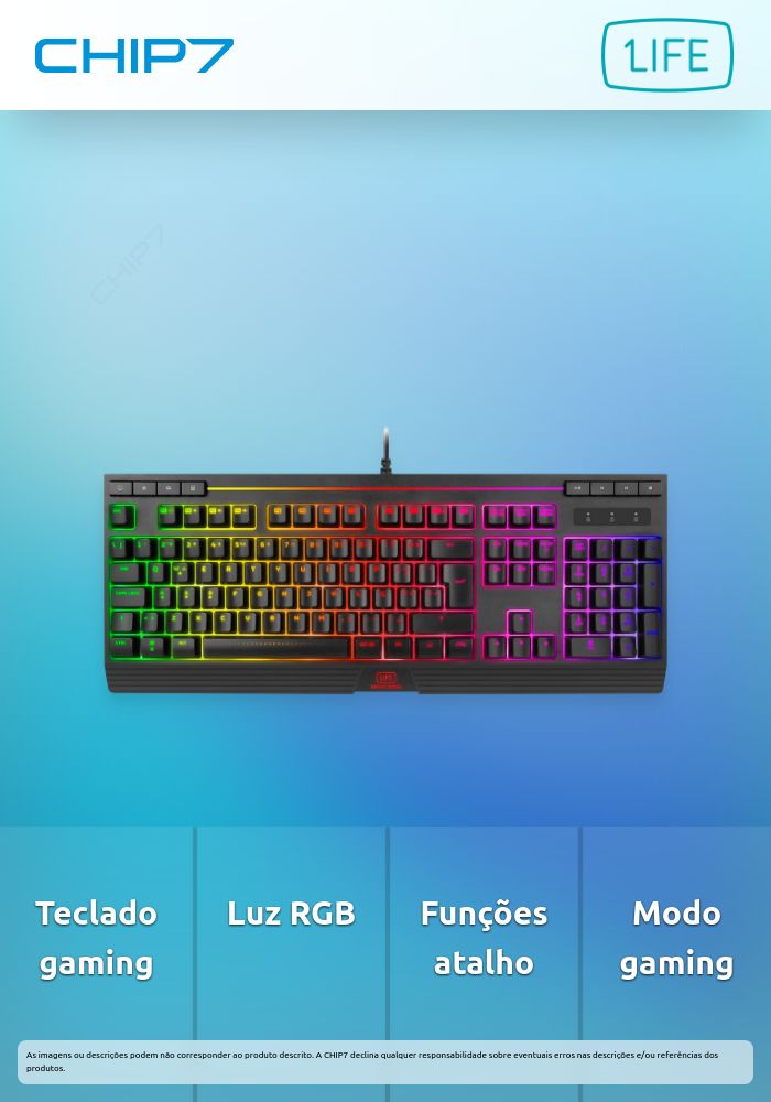 Teclado 1Life gkb:fuse RGB PT