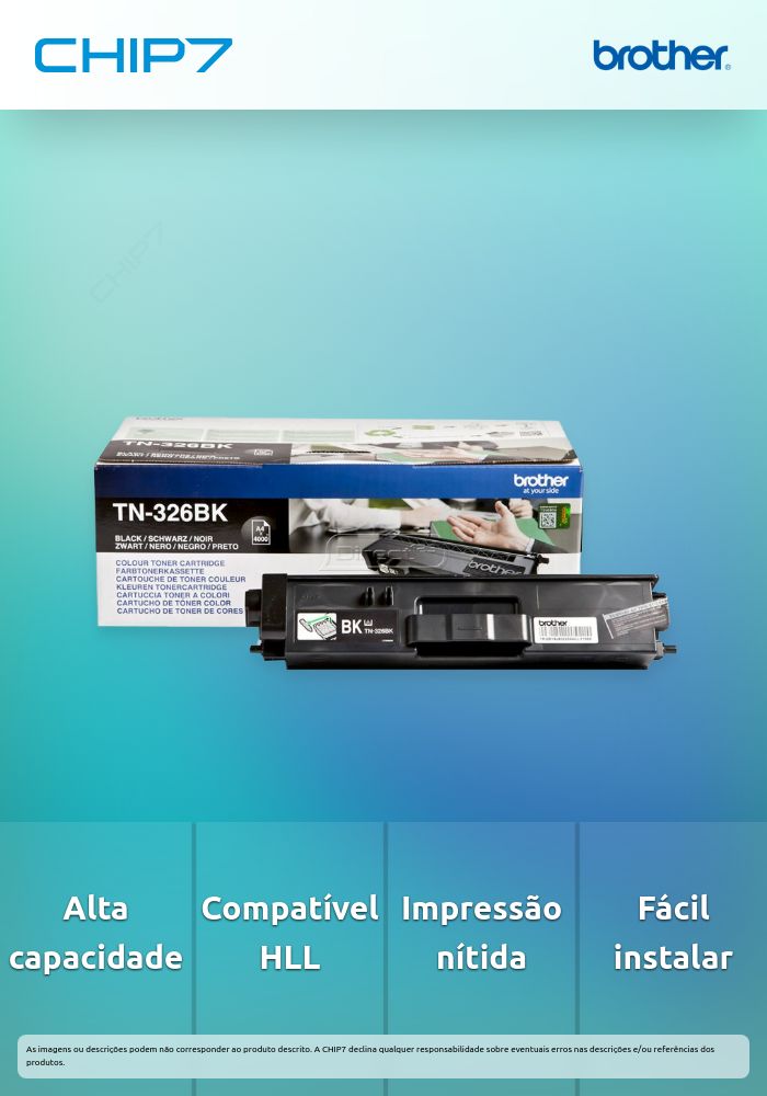 Toner preto alta capacidade, duração: 4.000 Pág., para: HLL8250CDN/HLL8350CDW