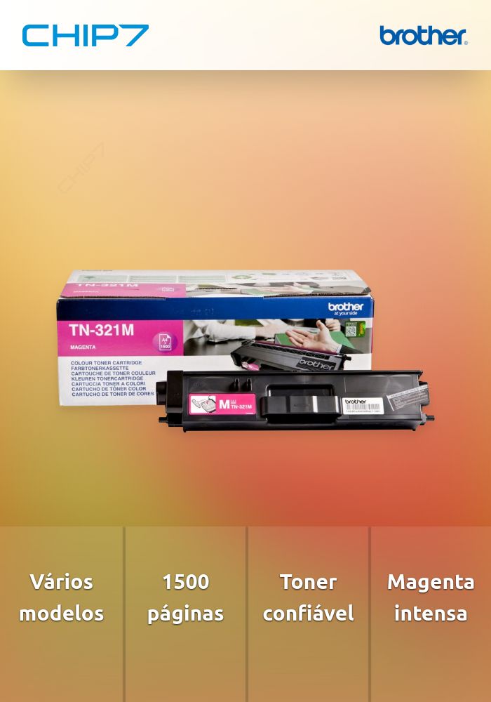Toner BROTHER TN321M Magenta 1,5k - HLL8250CDN/ HLL8350CDW/ DCPL8400CDN/ MFCL8650CDW/ MFCL8850CDW