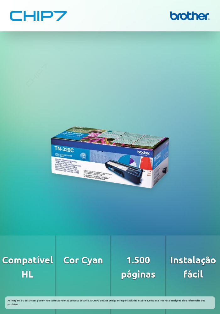 Toner Cyan, duração 1.500 Pág, para HL-4150CDN/4570CDW