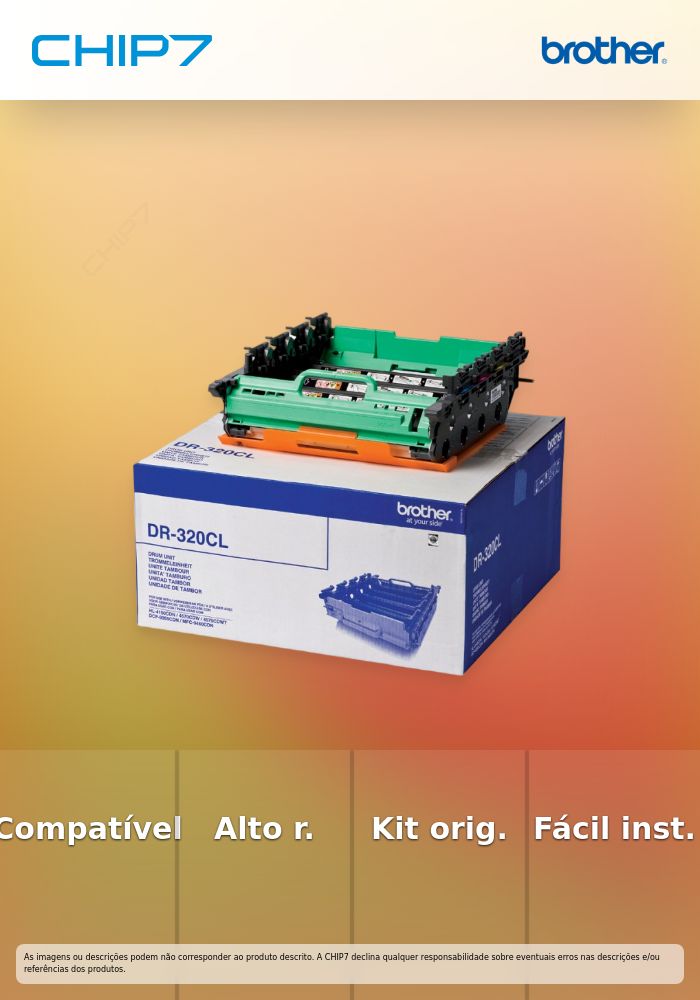 Brother DR320CL - Original - kit de tambor - para Brother DCP-9055, 9270, HL-4140, 4150, 4570, L9310, MFC-9460, 9465, 9970