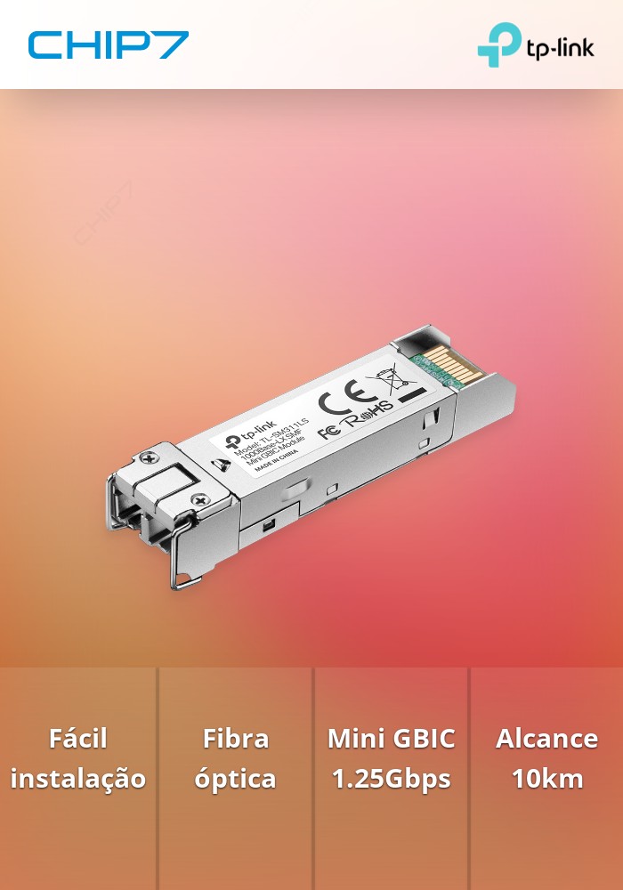 MÓDULO FIBRA GIGABIT MINI GBIC MONOMODO TP-LINK TL-SM311LS