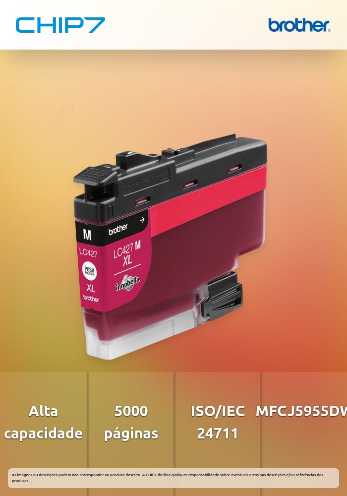 BROTHER TINTEIRO MAGENTA LC427XLM