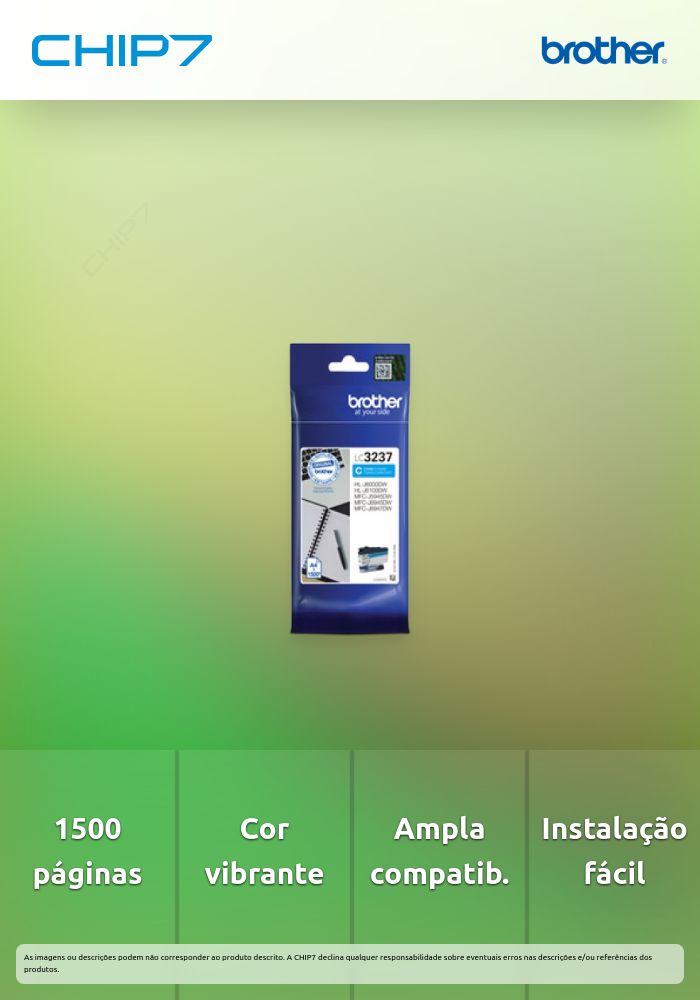 TINTEIRO CIANO LC3237C 1.500 PAG