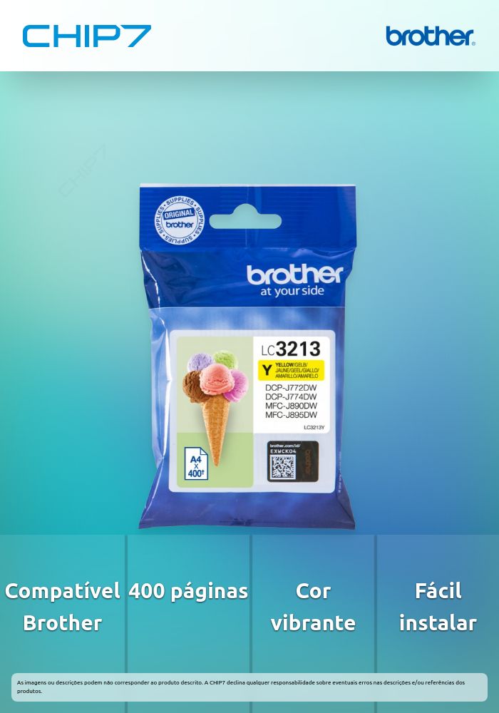 TINTEIRO AMARELO LC3213Y 400 PAG