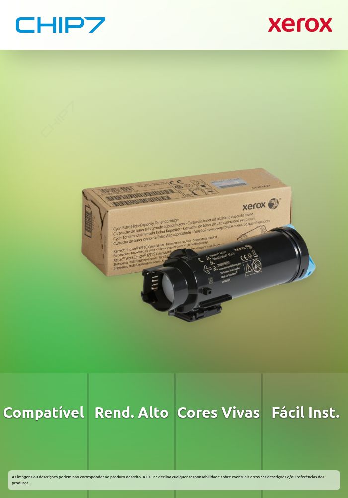 TONER CIAN EXTRA ALTA PHASER 6510/