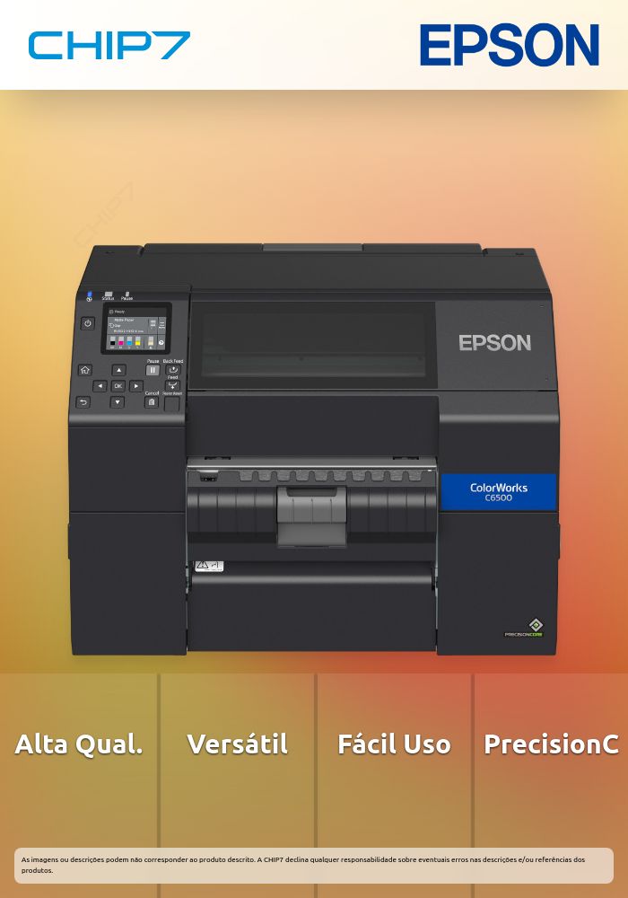 Impressora de etiquetas EPSON ColorWorks CW-C6500Pe