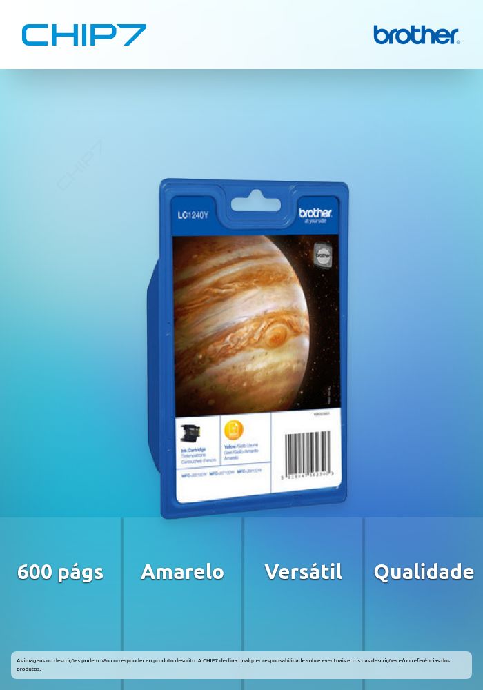 Cartucho tinta amarelo, 600 págs.